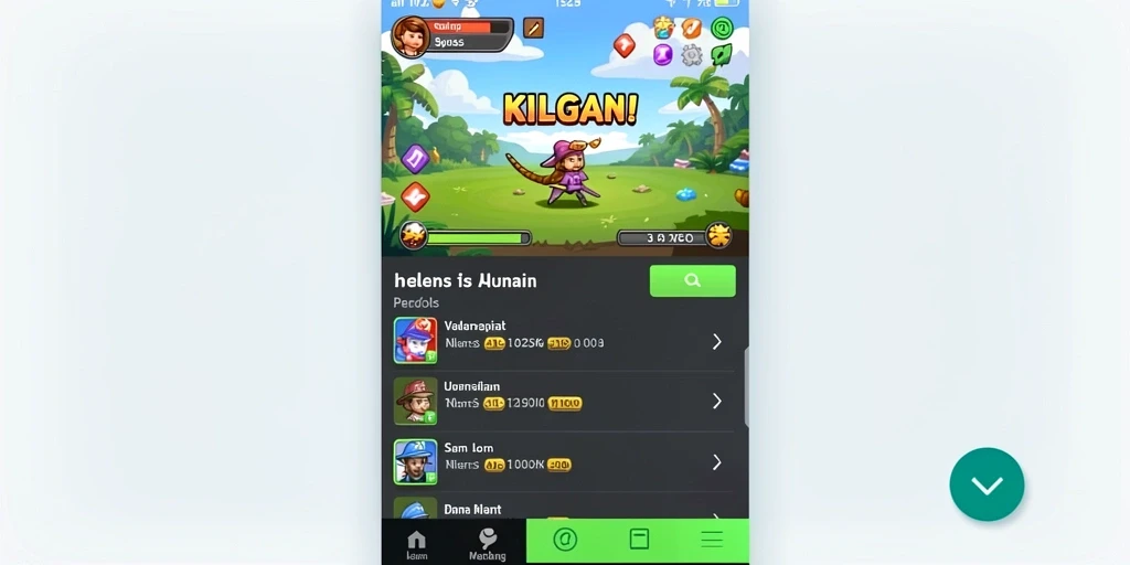 Ilustrasi pertempuran epik antar pemain.