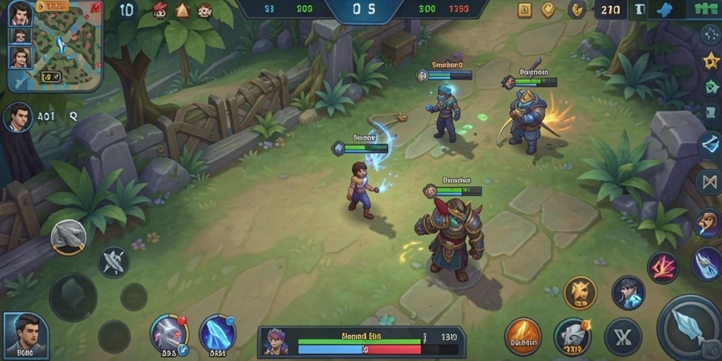 Mode multiplayer yang mendebarkan dan kompetitif.