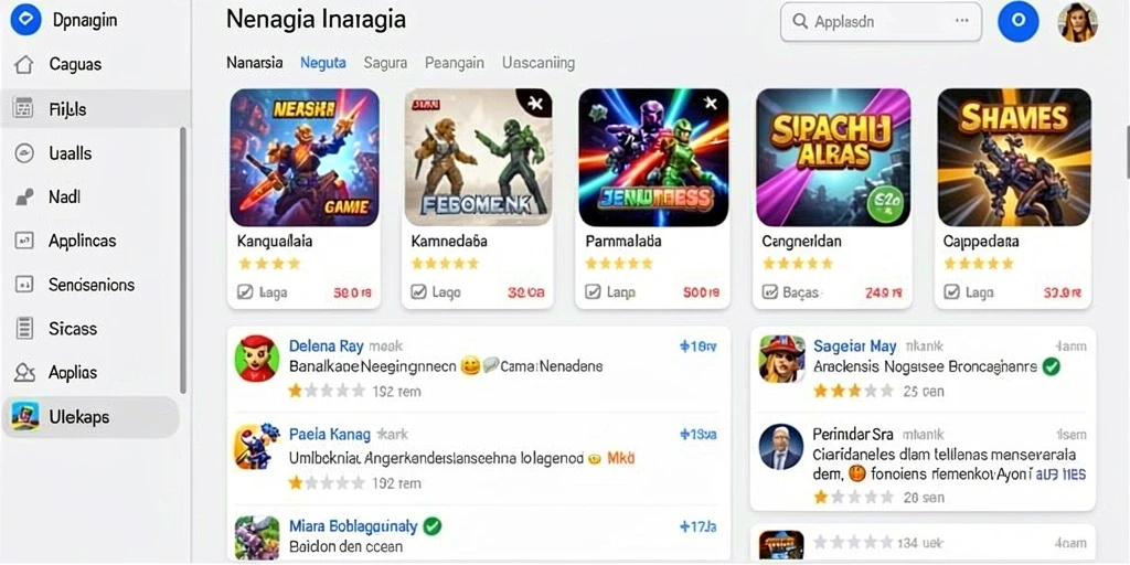 Grafis yang menawan dan penuh warna.
