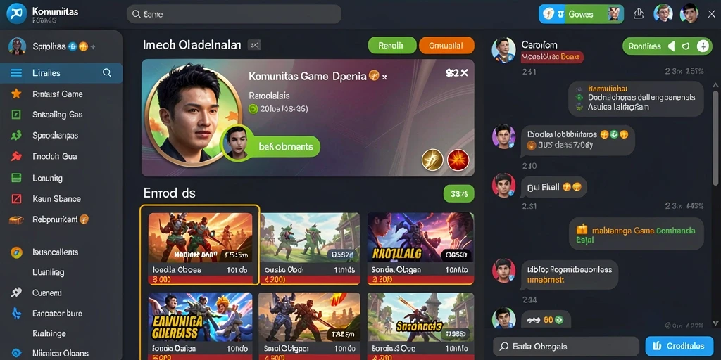 Menu multiplayer yang mudah dipahami dan digunakan.