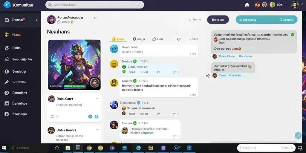 Contoh gameplay seru dalam mode multiplayer.