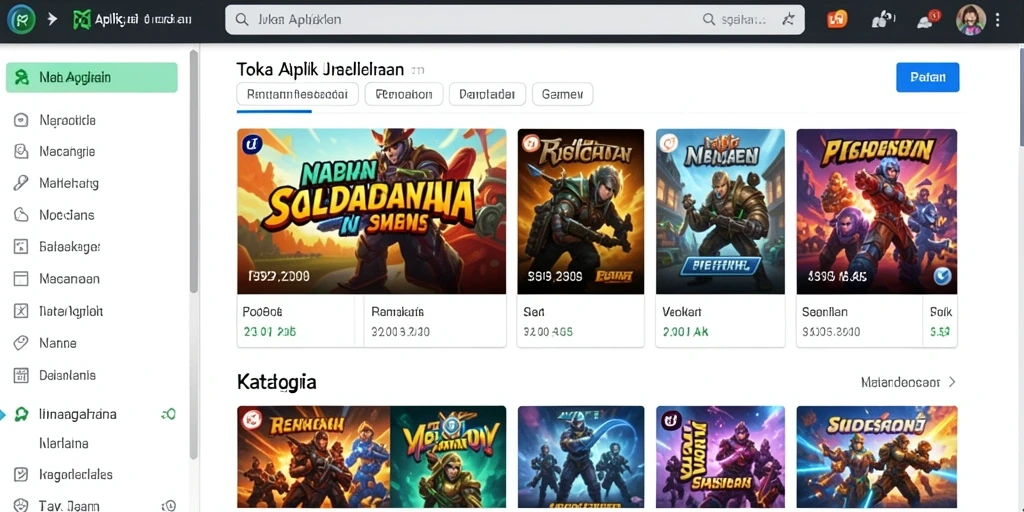 Leaderboards yang menunjukkan peringkat pemain dengan jelas.