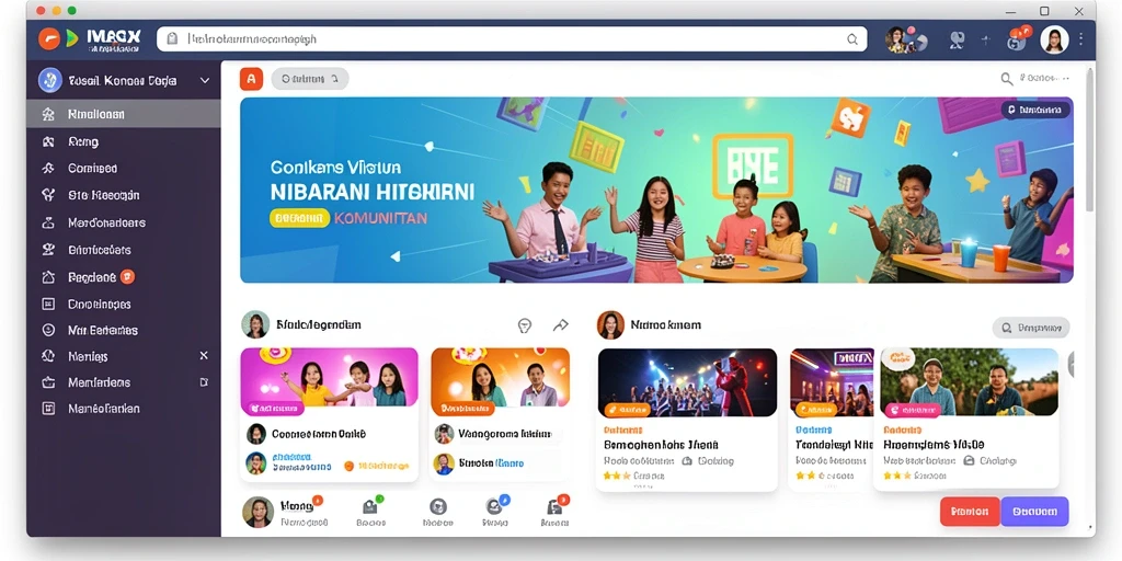 Fitur turnamen dengan hadiah menarik setiap bulan.
