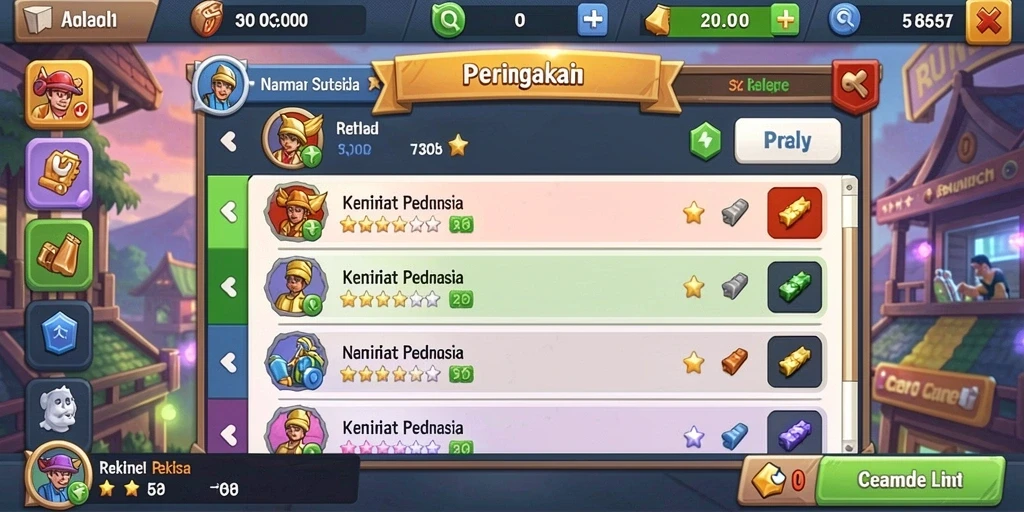 Misi sehari-hari yang selalu baru.
