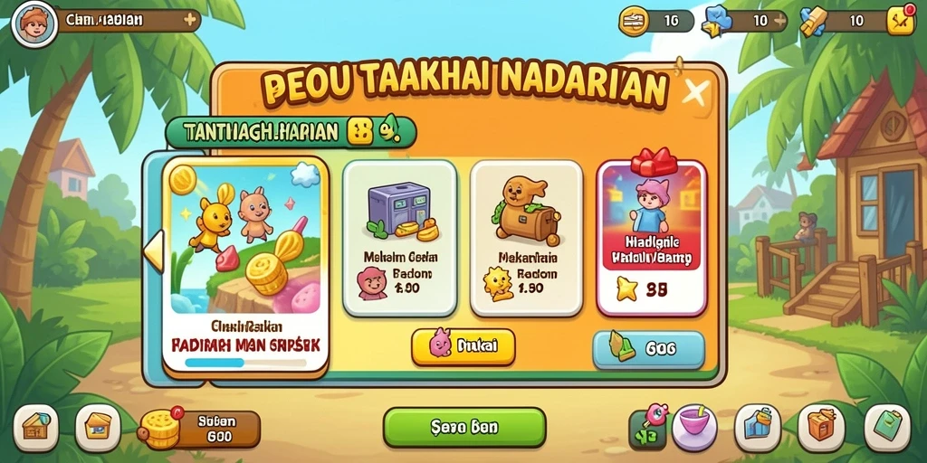 Mode permainan yang beragam dan selalu diperbarui.